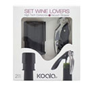 Set Wine Lovers color negro