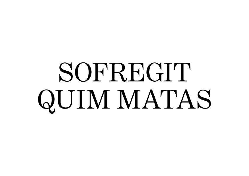 SOFREGIT QUIM MATAS