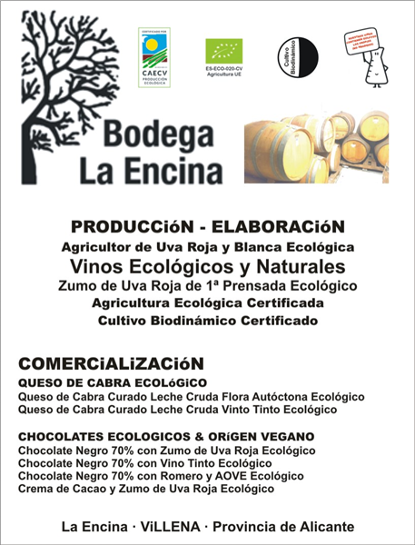 BODEGA LA ENCINA Vinos Ecologicos y Naturales