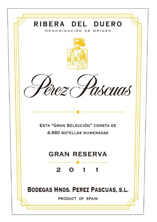PÉREZ PASCUAS GRAN SELECCIÓN 2011 entre los mejores vinos de España