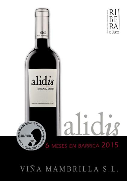 Medalla de plata para Alidis seis meses en barrica 2015