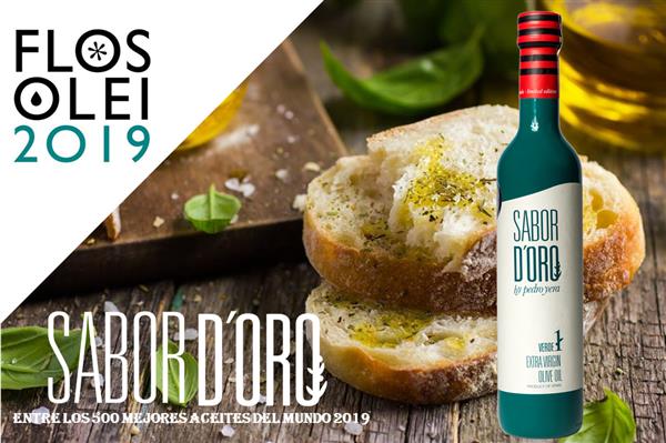 SABOR D'ORO by pedro yera, uno de los aceites mejor valorados del mundo por FlosOlei 2019