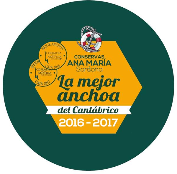 CONSERVAS ANA MARIA SE PROCLAMA GANADORA DE LA MEJOR ANCHOA DEL CANTÁBRICO POR PARTIDA DOBLE 2016-2017