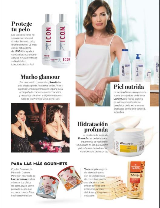 Las escamas de pimiento ahumado en la revista Clara