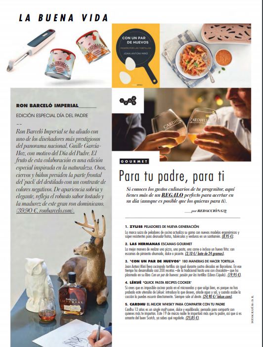 Las escamas de pimiento ahumado en la revista GQ