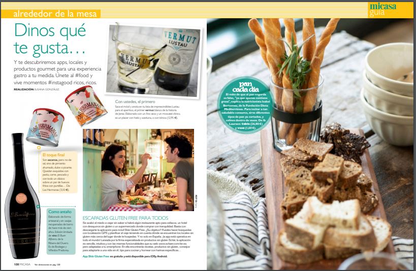 Las escamas de pimiento ahumado en la revista Mi Casa