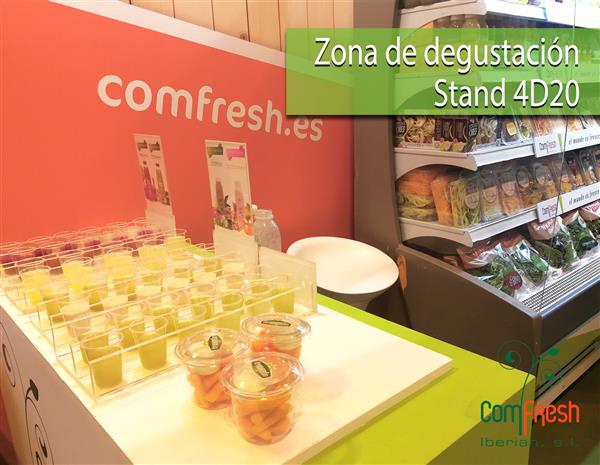 Comfresh dispondrá en su stand de una zona especial de degustaciones.  