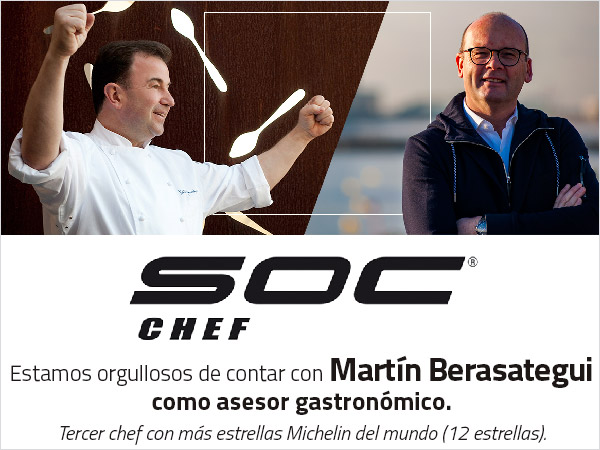 Martín Berasategui, asesor gastronómico de SOC Chef