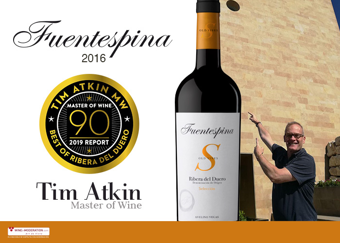 Tim Atkin, califica con 90 puntos a Fuentespina