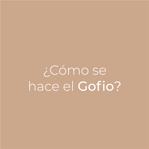 ¿QUÉ ES EL GOFIO?