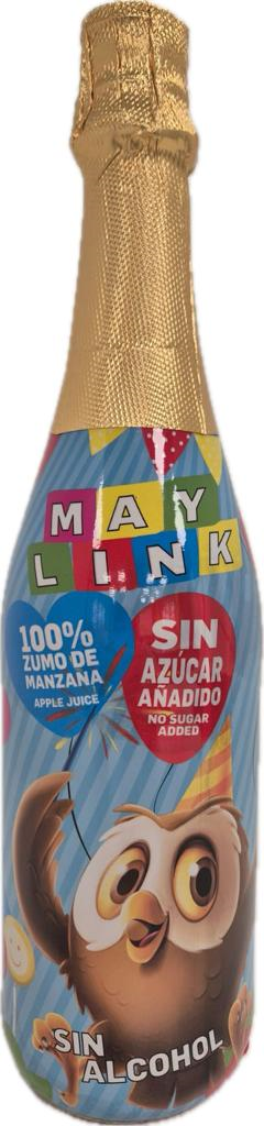 Zumo espumoso 100% Manzana , sin azucar añadido y sin conservantes  