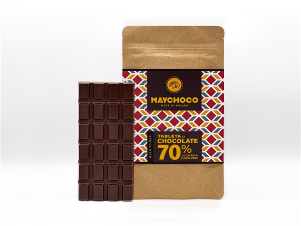   Tableta de chocolate  70%  Cuzco Perú