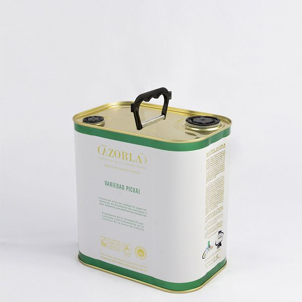  Aceite de Oliva Picual. Pack de 6 Envases Metálicos de 2,5L