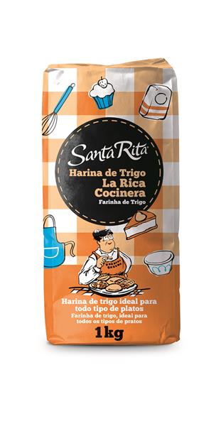 Harina de trigo La Rica Cocinera, 1 Kg. 