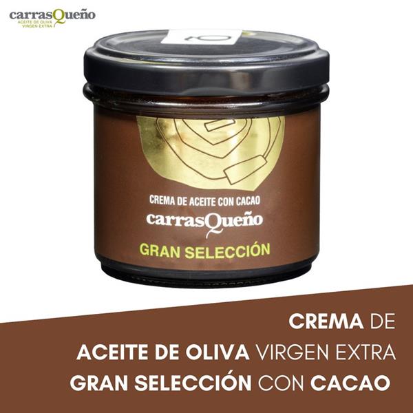 CREMA DE CACAO CON ACEITE DE OLIVA VIRGEN EXTRA GRAN SELECCION 
