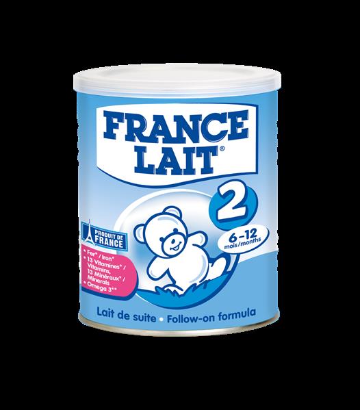   FRANCE LAIT Leche  infantil  para bebés  6 - 12 meses Lata de 400g 