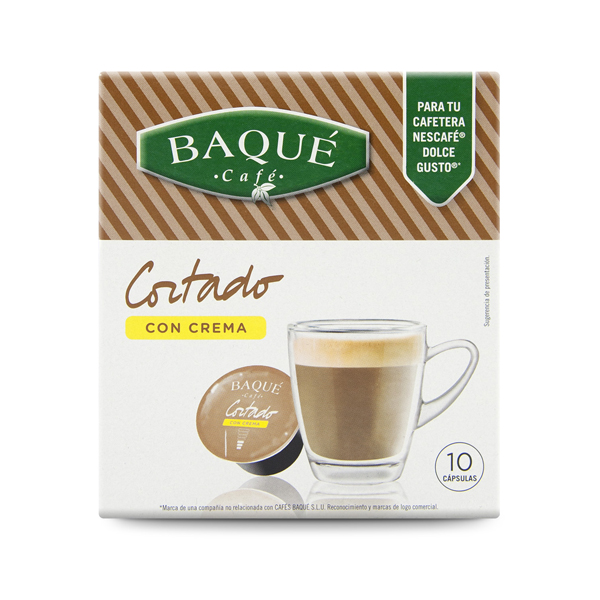 Cortado Crema cápsulas compatibles Dolce Gusto | Grupo Gourmets