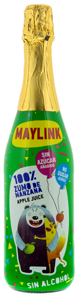Zumo espumoso 100% Manzana , sin azucar añadido y sin conservantes  
